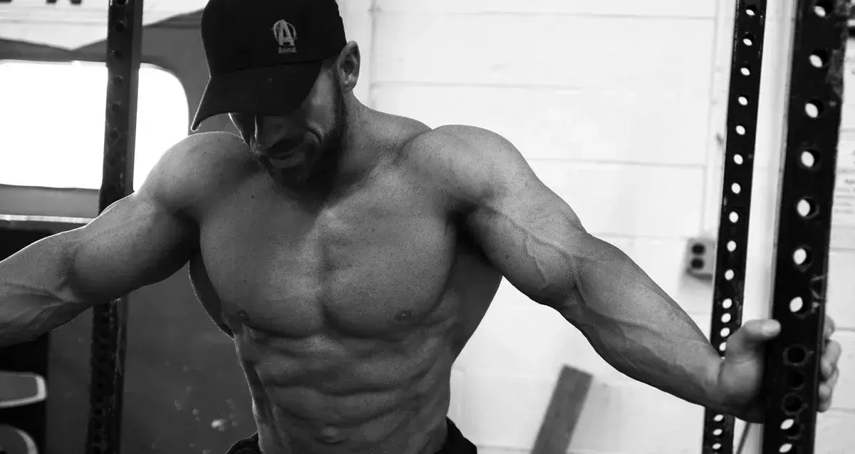 Bodybuilder preparing for a cutting phase with defined muscles